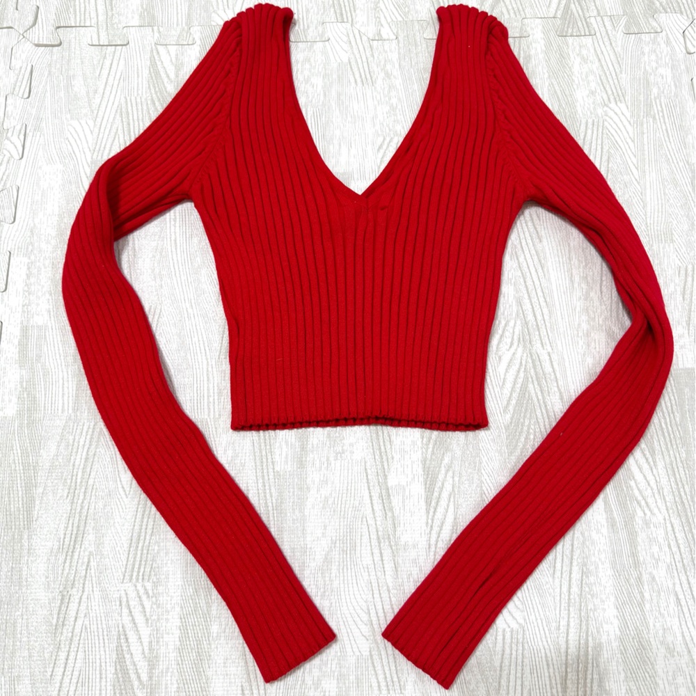 Hera Collection Ribbed Cropped Top - Picture 4 of 13